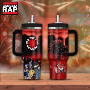 Red Hot Chili Peppers Music Design Stanley Tumbler 40oz