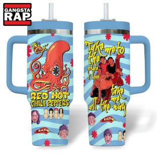 Red Hot Chili Peppers Take Me All The Way Stanley Tumbler 40oz