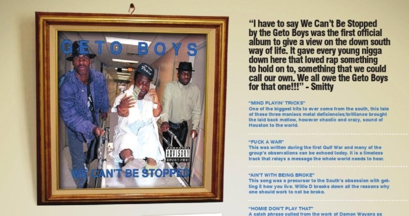 Released in 1991, We Can t Be Stopped is perhaps the Geto Boys most iconic album