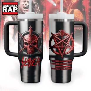 Slayer Music Skull Stanley Tumbler 40oz