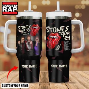 The Rolling Stones Hackney Diamonds Tour Stanley Tumbler 40oz