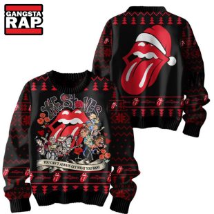 The Rolling Stones Rock Band Christmas Ugly Sweater