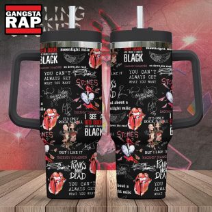 The Rolling Stones Signature Stanley Tumbler 40oz