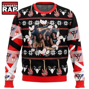 Van Halen Band Fans Gift Ugly Christmas Sweater