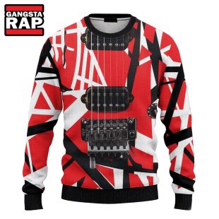 Van Halen Guitar Ugly Christmas Sweater