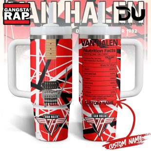 Van Halen Music Custom Stanley Tumbler 40oz