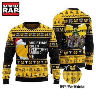 Wu Tang Clan Christmas Rules Everything Around Me Ugly Sweater