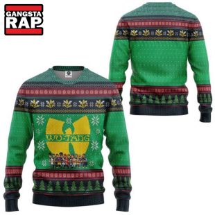 Wu Tang Clan Hip Hop Team With Hive Bee Ugly Christmas Sweater