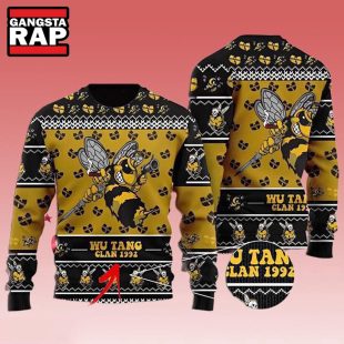 Wu Tang Clan Killer Bee Custom Name Christmas Ugly Sweater