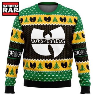 Wu Tang Clan Logo And Christmas Tree Ugly Christmas Sweater