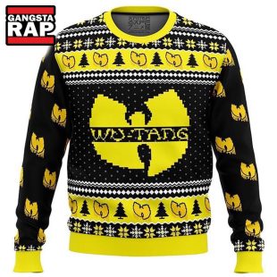 Wu Tang Logo Signature Xmas Gifts Ugly Christmas Sweater