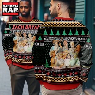 Zack Bryan The Quittin Time 2024 Tour Ugly Christmas Sweater