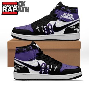 Black Sabbath Music Fans Lover Air Jordan 1 Hightop Shoes