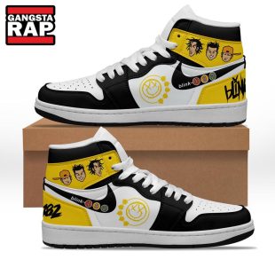 Blink 182 Music Fans Lover Air Jordan 1 Hightop Shoes