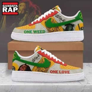 Bob Marley One Love Air Force 1 Shoes Sneaker