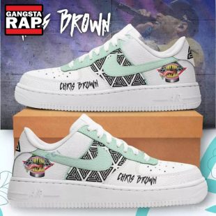 Chris Brown Graffiti Air Force 1 Shoes Sneaker