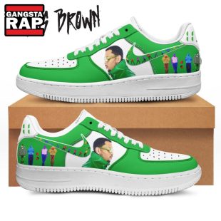 Chris Brown Music Graphics Design Air Force 1 Shoes Sneaker