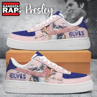 Elvis Presley Music Fans Gift Air Force 1 Shoes Sneaker