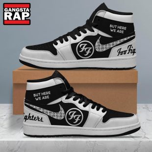 Foo Fighters But Here We Are Air Jordan 1 Hightop Shoes