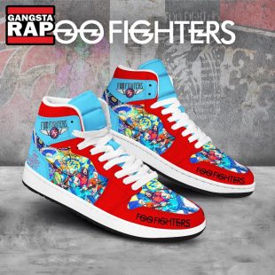 Foo Fighters Music Air Jordan 1 Hightop Shoes