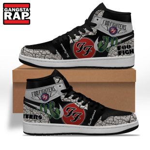 Foo Fighters Music Fans Gift Air Jordan 1 Hightop Shoes