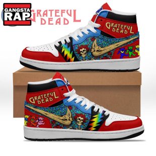 Grateful Dead Music Fans Lover Air Jordan 1 Hightop Shoes