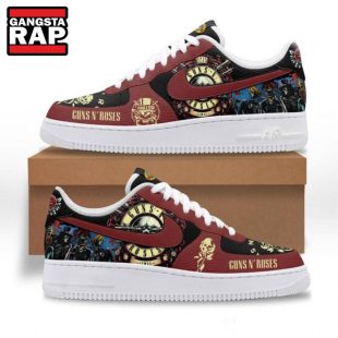 Guns N Roses Music Air Force 1 Sneaker Shoes