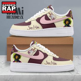 Jimi Hendrix Music Air Force 1 Shoes Sneaker