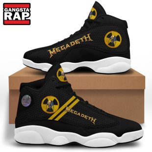 Megadeth Black Air Jordan 13 Shoes Sneaker