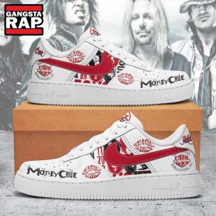 Motley Crue Band Music Air Force 1 Sneaker Shoes