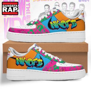 New Kids On The Block Music Fans Air Force 1 Sneaker Shoes