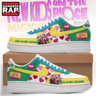 New Kids On The Block The Magic Summer Tour Air Force 1 Sneaker Shoes