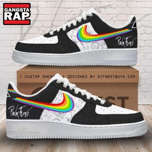 Pink Floyd The Dark Side of the Moon Air Force 1 Sneaker Shoes