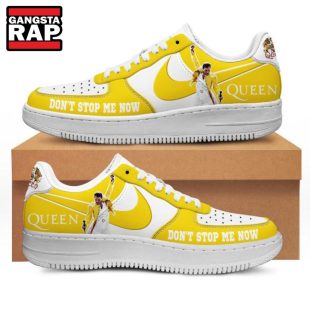 Queen Don’t Stop Me Now Freddie Mercury Air Force 1 Sneakers Shoes