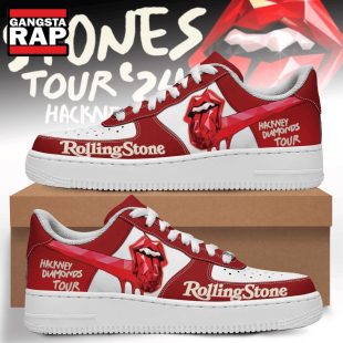 The Rolling Stones Hackney Diamonds Tour Air Force 1 Sneaker Shoes