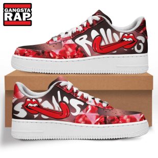 The Rolling Stones Music Fans Gift Air Force 1 Sneaker Shoes