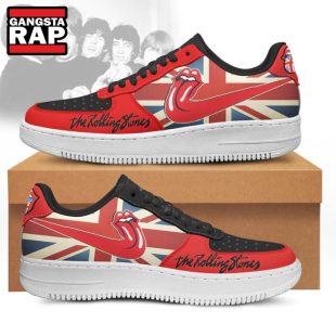 The Rolling Stones USA Flag Air Force 1 Sneaker Shoes