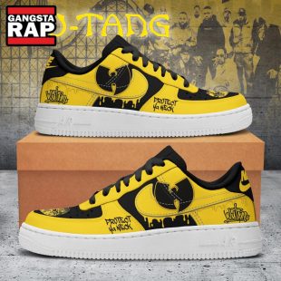 Wu-Tang Clan Protect Ya Neck Air Force 1 Sneaker Shoes