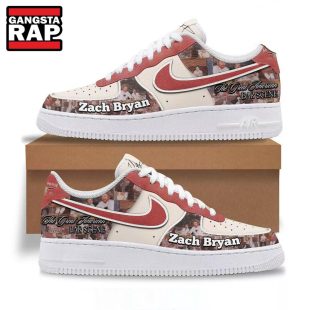 Zach Bryan The Great American Bar Scene Air Force 1 Shoes Sneaker