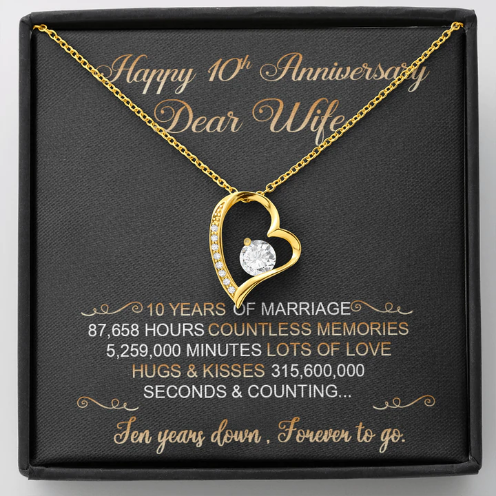 10-Year Anniversary Gift Celebrating a Decade of Love