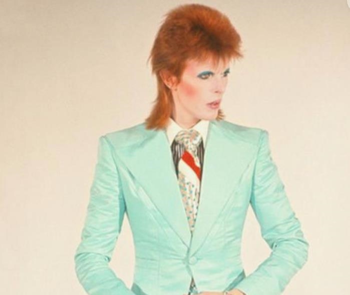 Bowie’s makeup was as much a part of his persona as his music