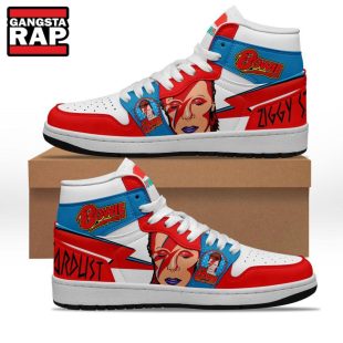 David Bowie Music Fans Air Jordan 1 Hightop Shoes