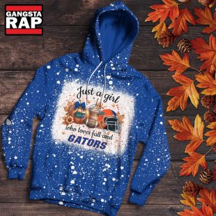 Florida Gators Football Just A Girl Who Loves Fall Christmas Hoodie