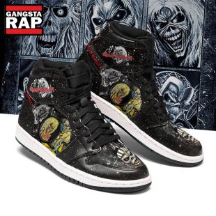 Iron Maiden Band Air Jordan 1 Hightop Shoes