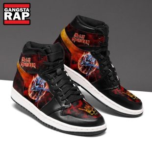 Iron Maiden Music Fans Lover Air Jordan 1 Hightop Shoes