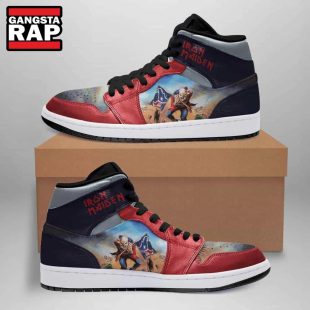 Iron Maiden Music Lover Air Jordan 1 Hightop Shoes