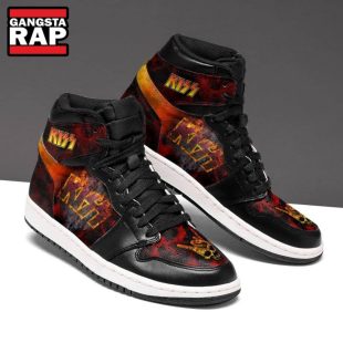 Kiss Music Band Fans Lover Air Jordan 1 Hightop Shoes