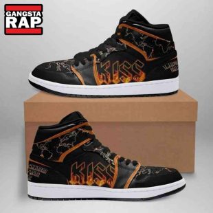 Kiss Rock Band Fans Air Jordan 1 Hightop Shoes