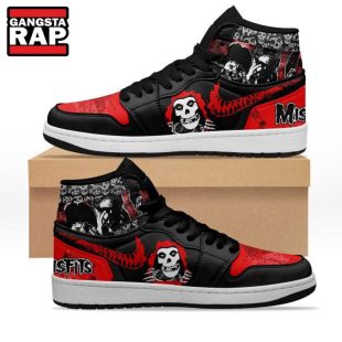 Misfits Rock Band Air Jordan 1 Hightop Shoes