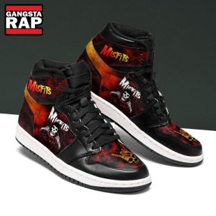 Misfits Rock Band Fan Gifts Air Jordan 1 Hightop Shoes